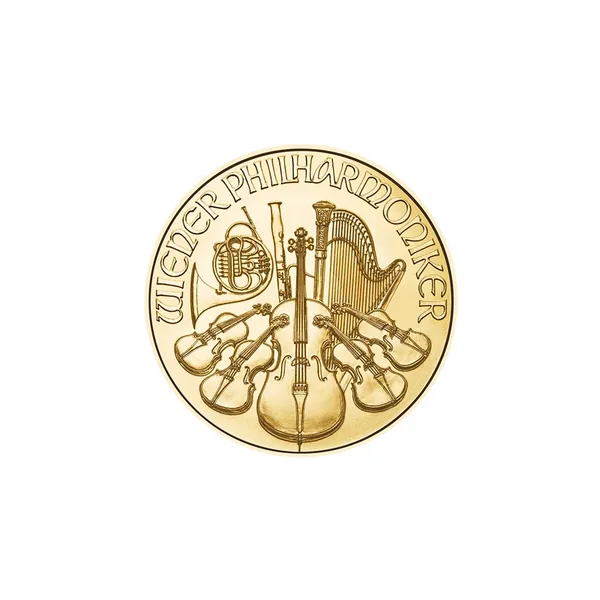 Złota moneta Wiedeński Filharmonik 1/10 oz – Kantor Grójec